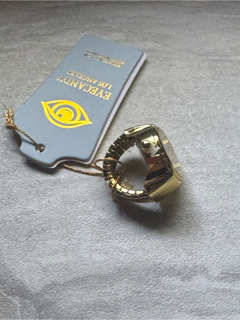 Quartz Ring Watch Beautiful Mother-of-Pearl Face “Trust Me Ladies Cute & Useful” - Picture 2 of 3